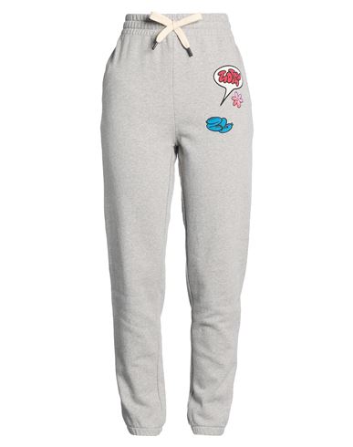 Woman Pants Grey Size S Cotton