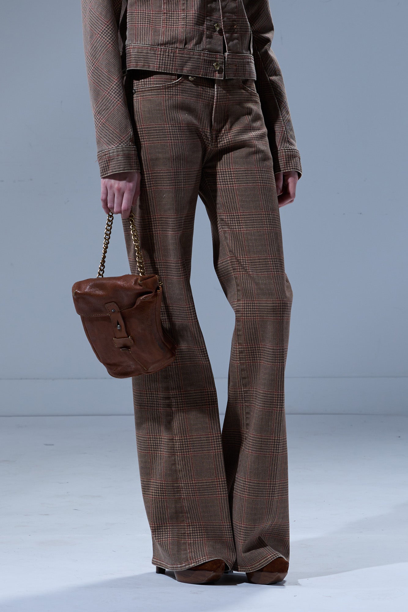 R13 Charlotte Jean - Brown Glenplaid