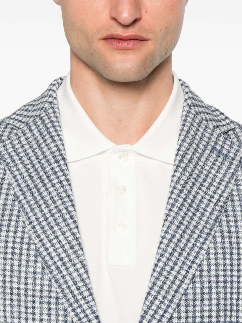 Checkered Blazer Jacket