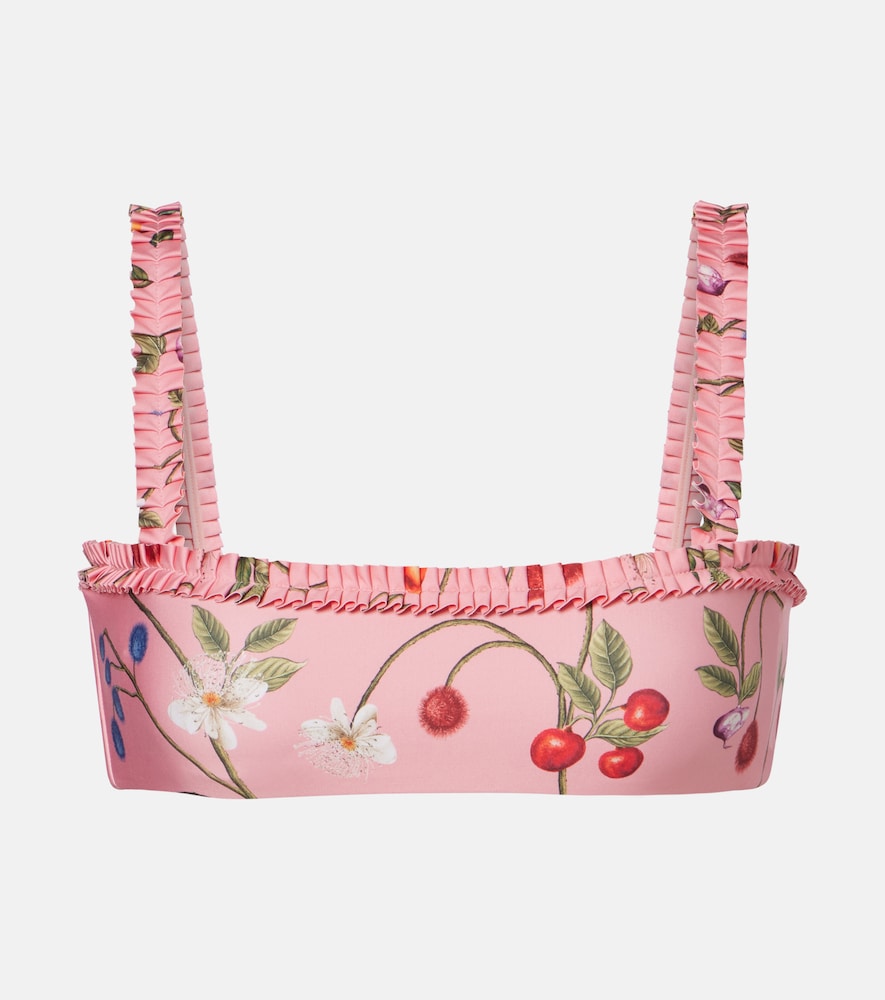 Olmo printed bikini top