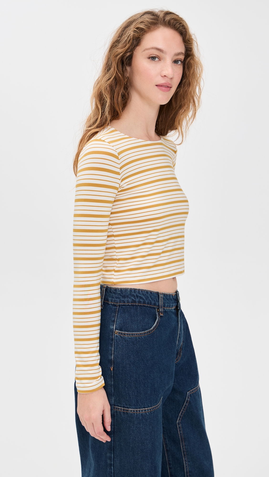 Chloe Tee Autumn Stripe