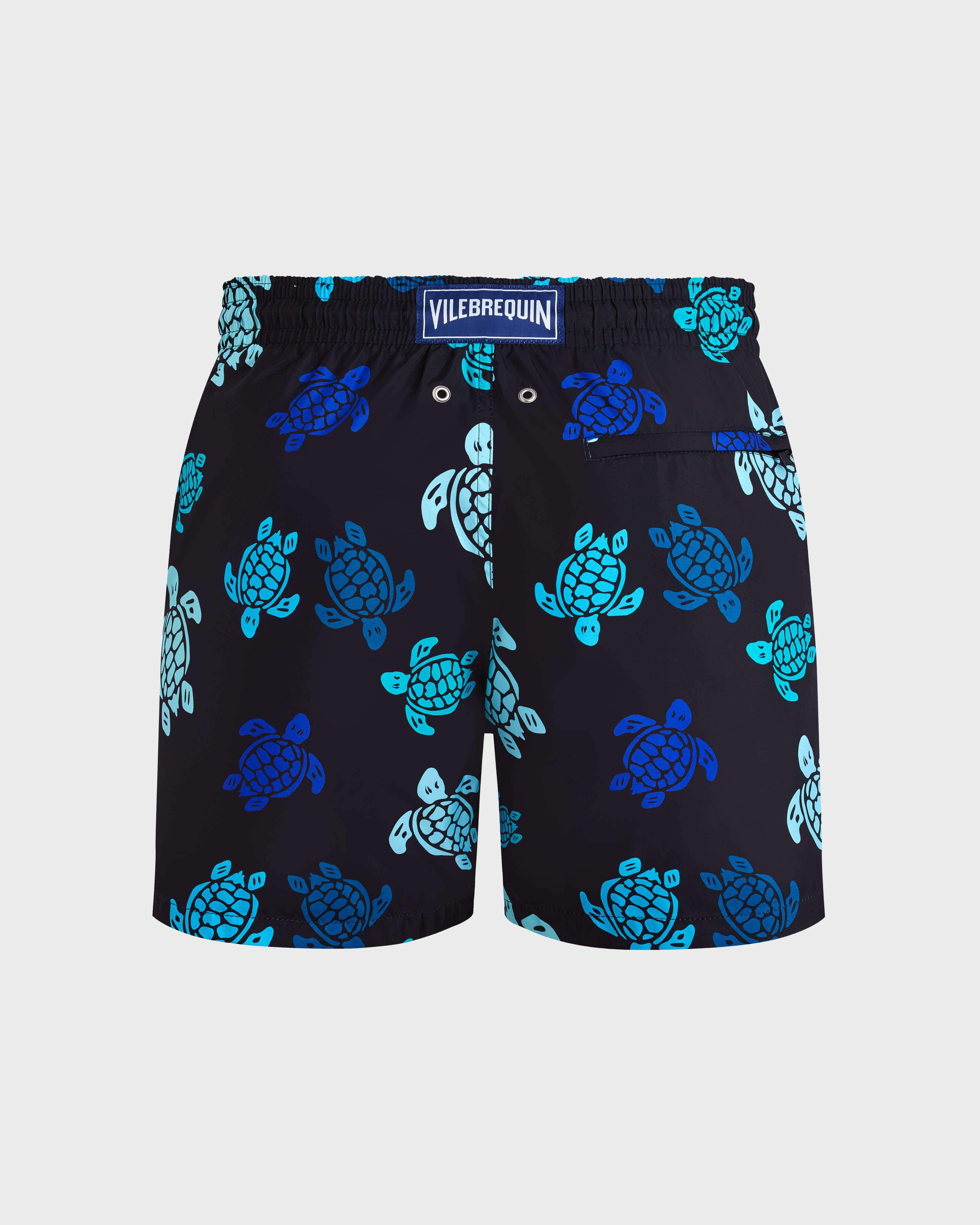 Men Ultra-light And Packable Swim Shorts Tortues Multicolores - Mdb - Mahina - Black
