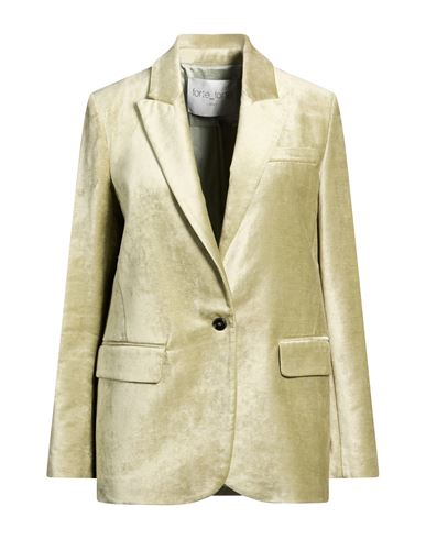 Forte_forte Woman Blazer Light green Size 0 Cotton, Viscose, Elastane