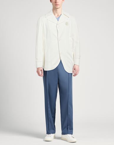 Globe Man Overcoat & Trench Coat White Size S Polyamide