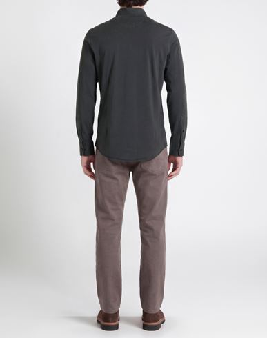 R3d Wöôd Man Polo shirt Charcoal Size S Cotton, Elastane