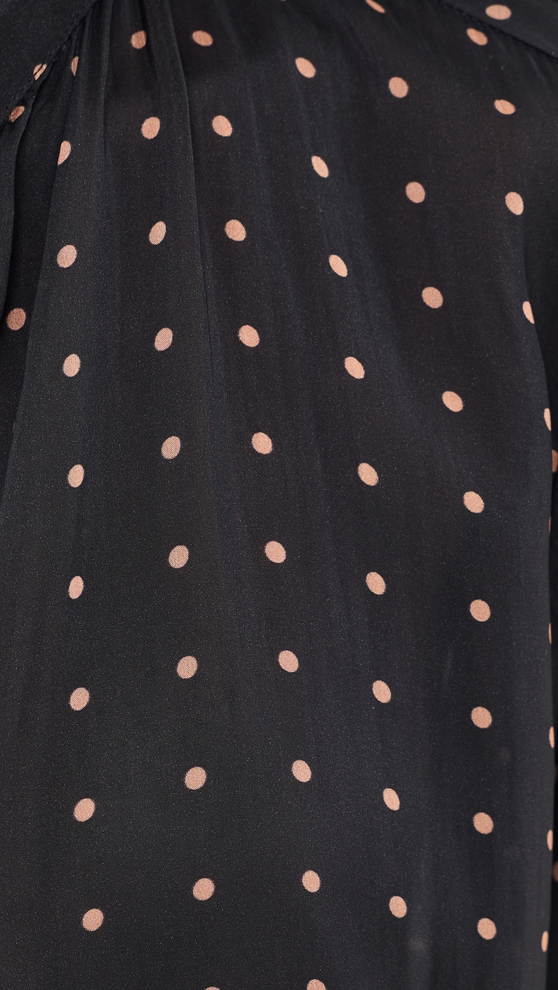 MB Dress Petite Polka Dot Black & Tan