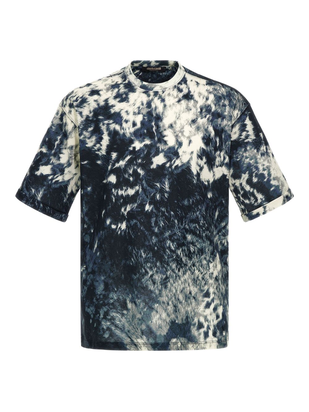 Roberto Cavalli Appaloosa-print T-shirt - Blue