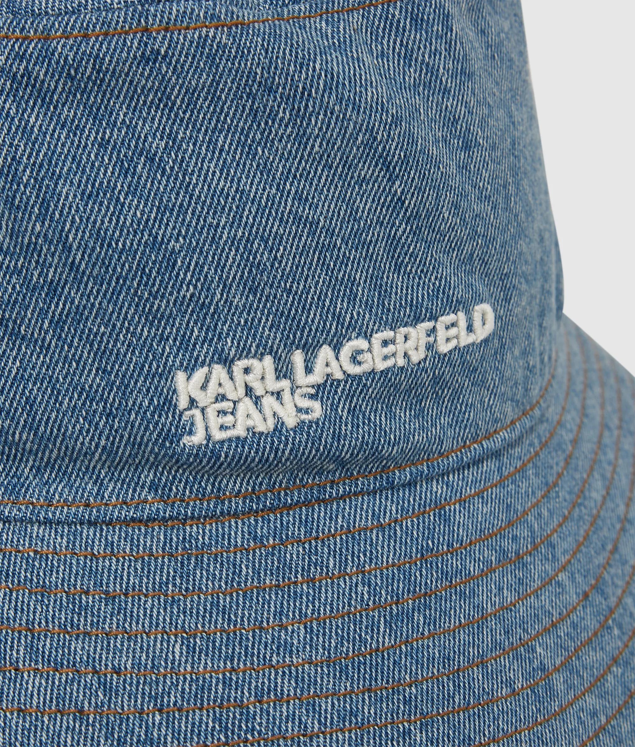 Kl Jeans - Bob À Bords Larges En Denim, Femme, Bleu Moyen Délavé, : One