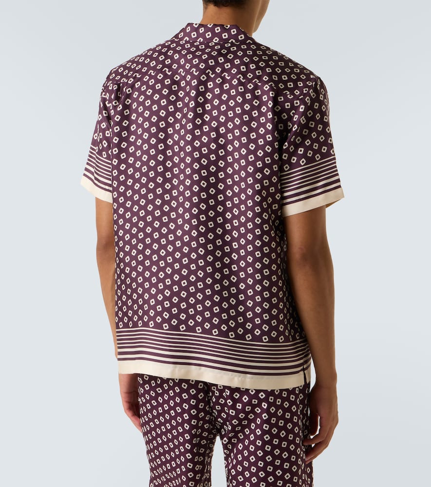 Maitan printed silk shirt