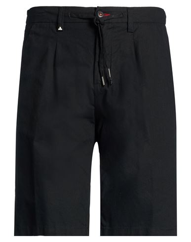 Man Shorts & Bermuda Shorts Black Size 34 Linen, Cotton