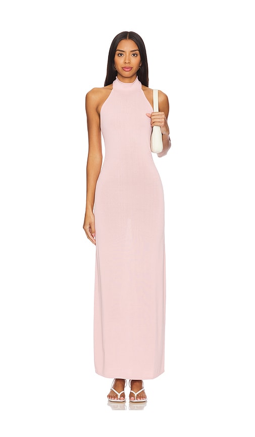 Camila Coelho Justine Halter Maxi Dress in Pink. - XL also in