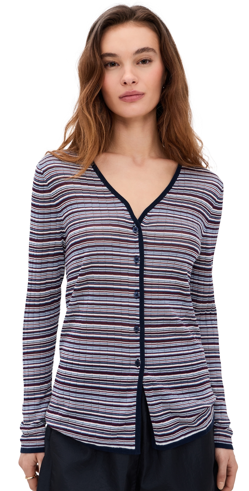 The Medici Cardigan Navy Multi