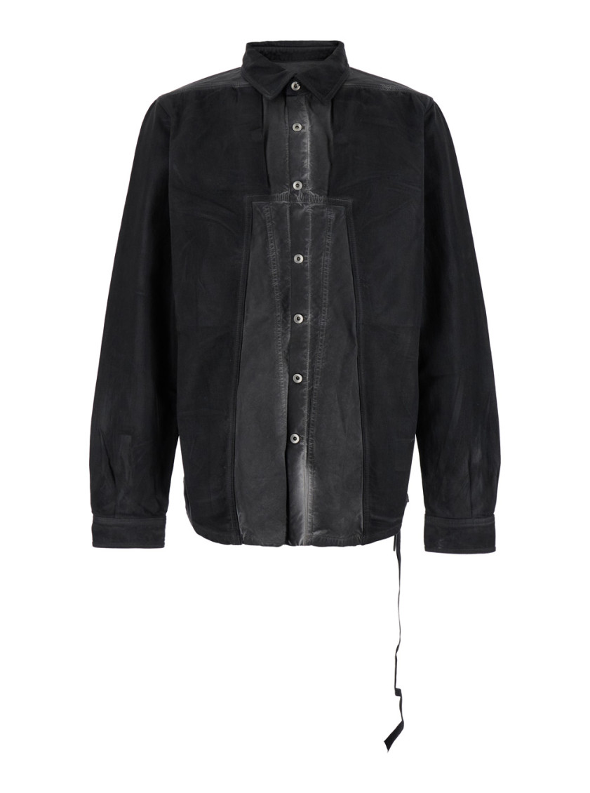 Dark Grey Solid Shirt