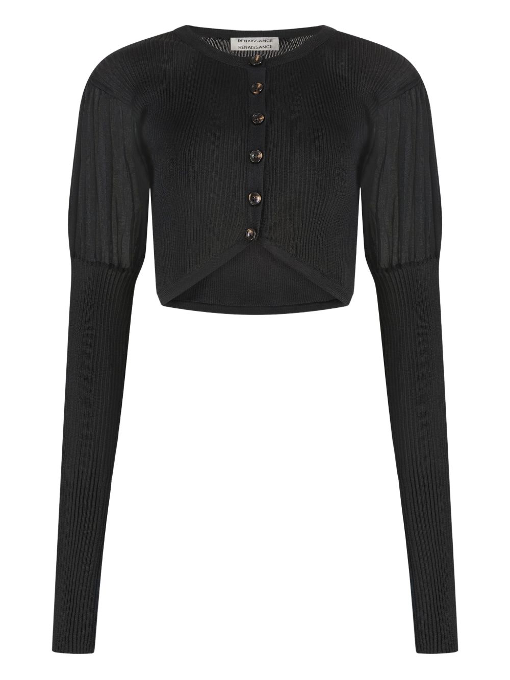Renaissance Renaissance ribbed cardigan - Black