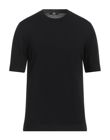 The Fine Essentials Man Sweater Black Size 40 Merino Wool
