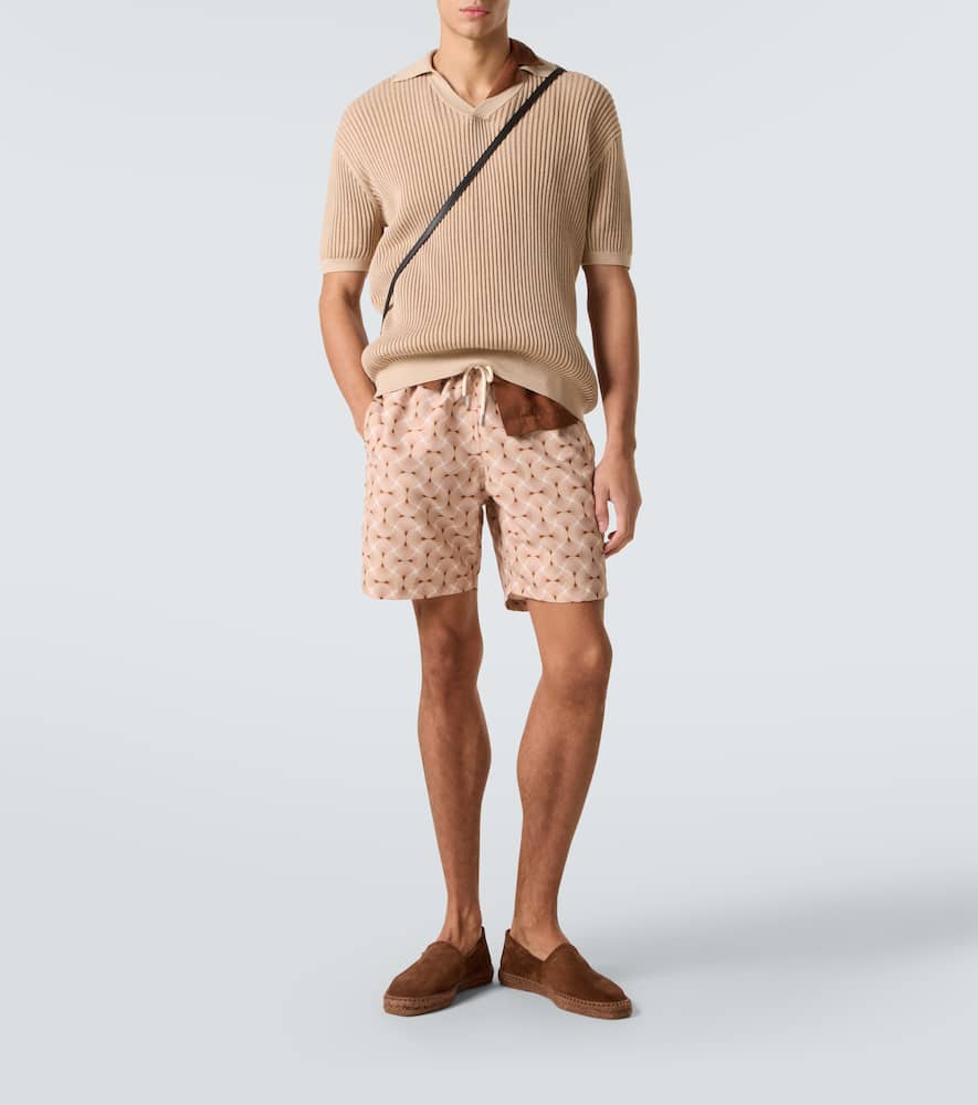 Rino cotton and cashmere polo shirt