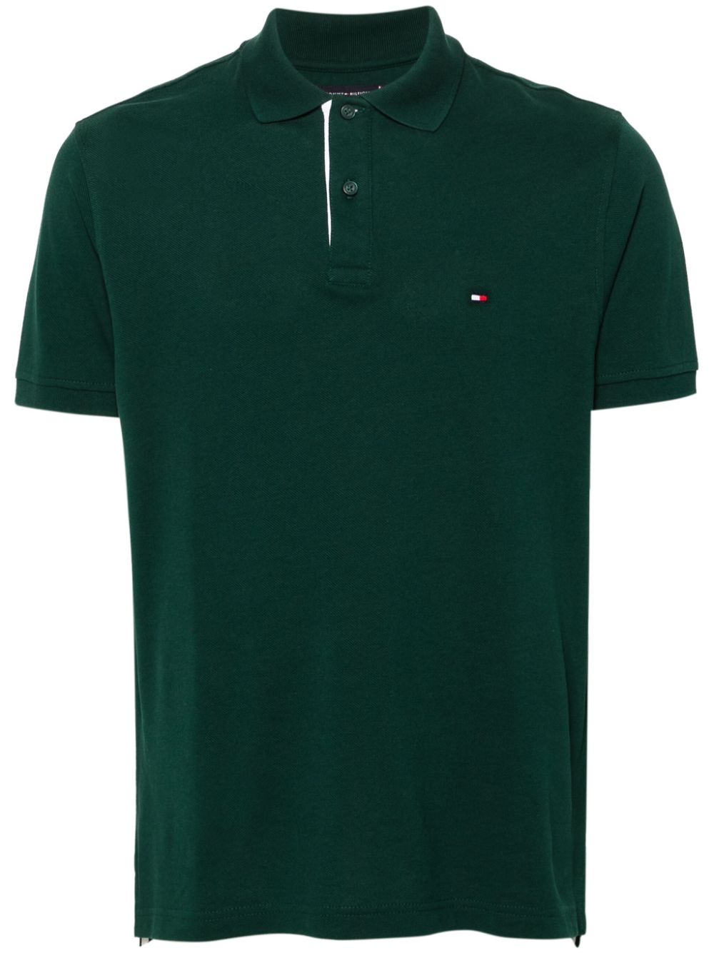 Logo-embroidered polo shirt - Blue