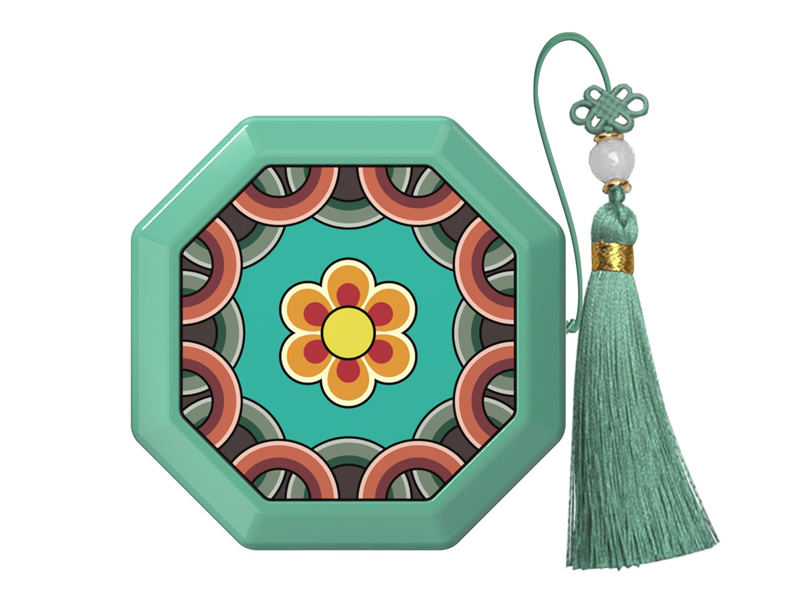 Heritage Dancheong Case for Buds4 and Buds4 Pro in Green