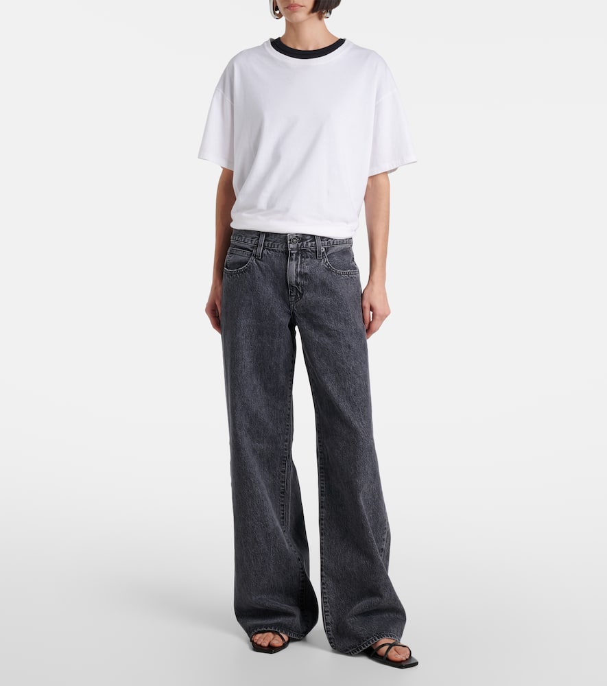 Mika mid-rise wide-leg jeans