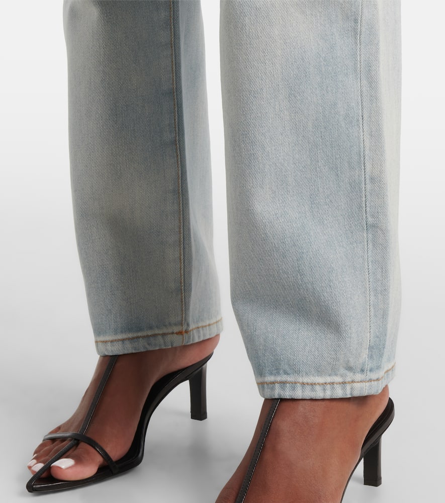 Kobe mid-rise tapered jeans