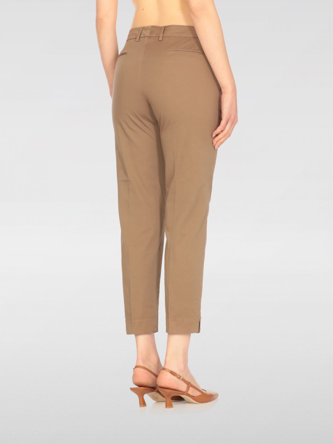 Pants PT TORINO Woman color Brown