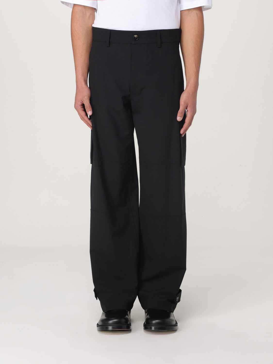 Pants Men color Black