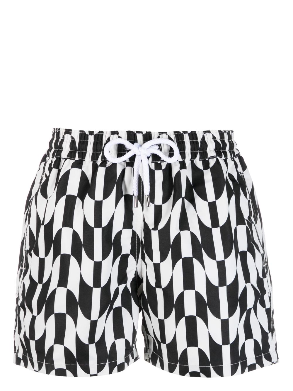 Copacabana checked swim shorts - Black