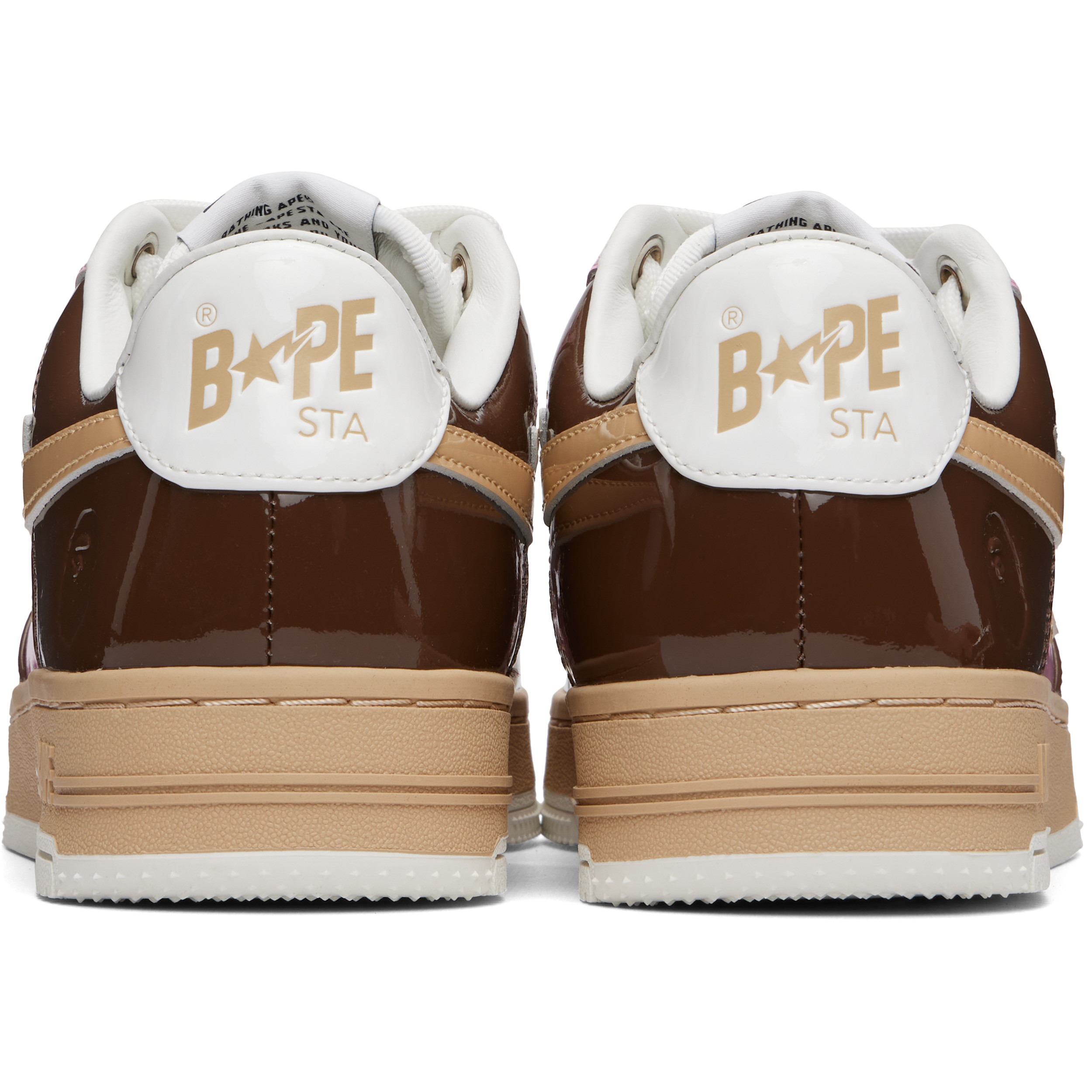 Brown & Pink STA #6 Sneakers