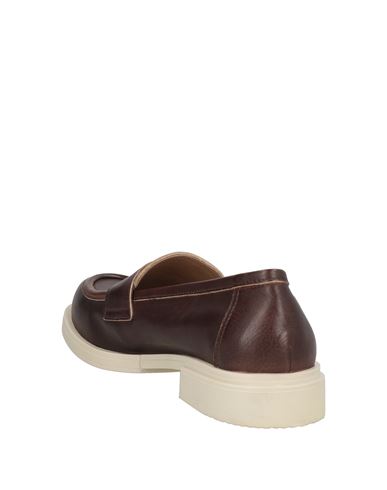 Woman Loafers Dark brown Size 6 Leather