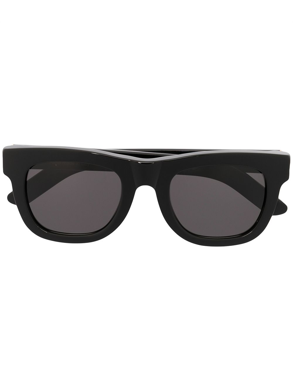 Tinted square-frame sunglasses - Black