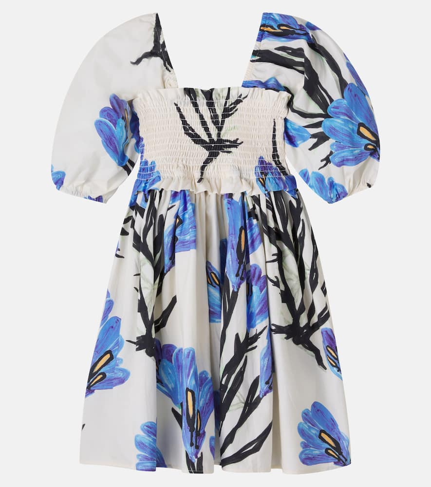 Chipie floral shirred cotton dress
