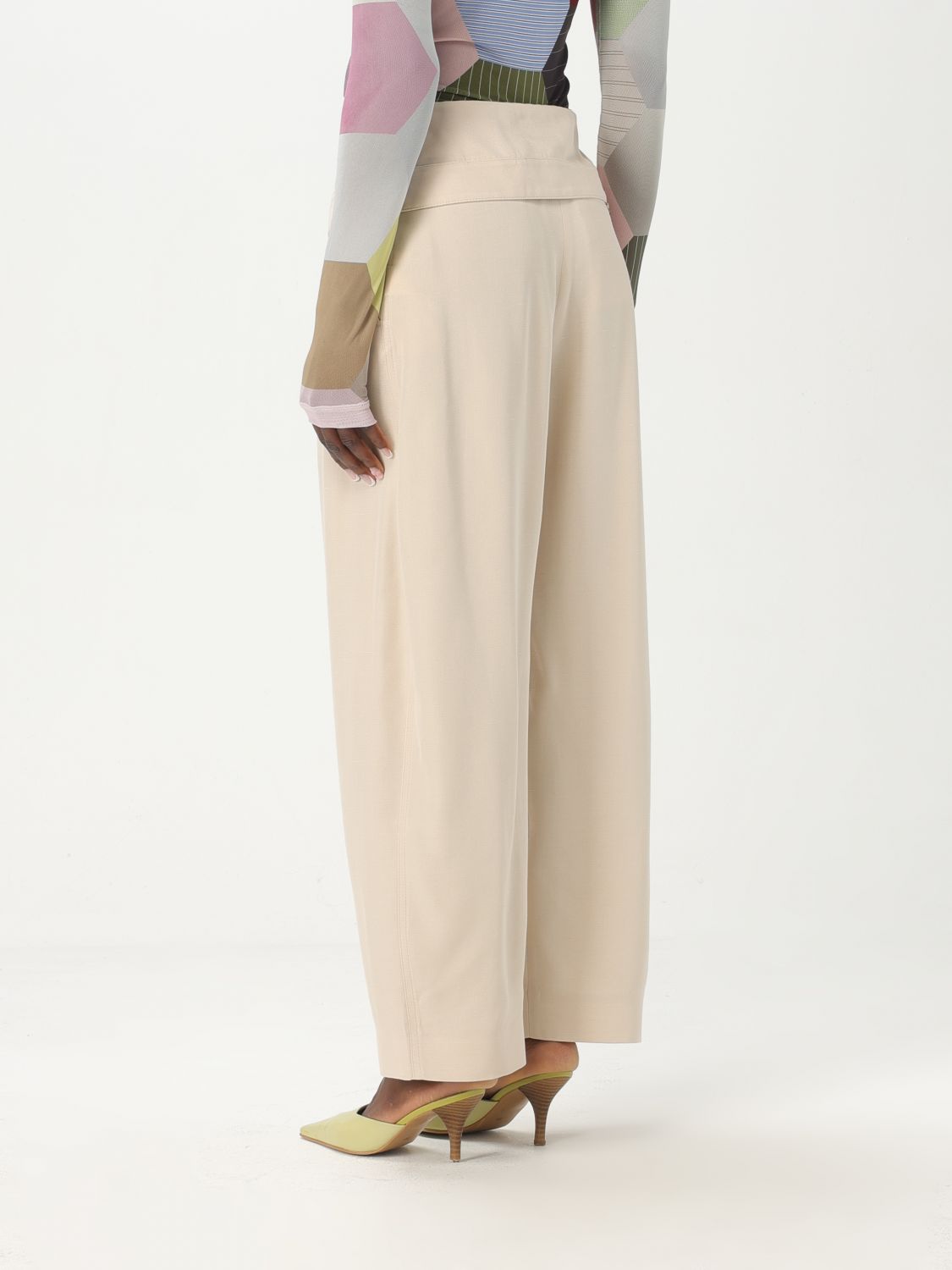 Pants JW ANDERSON Woman color Beige