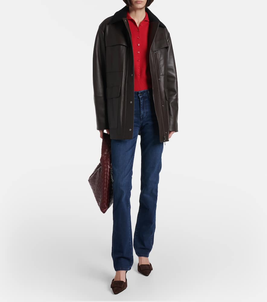 7 For All Mankind Kimmie mid-rise straight jeans