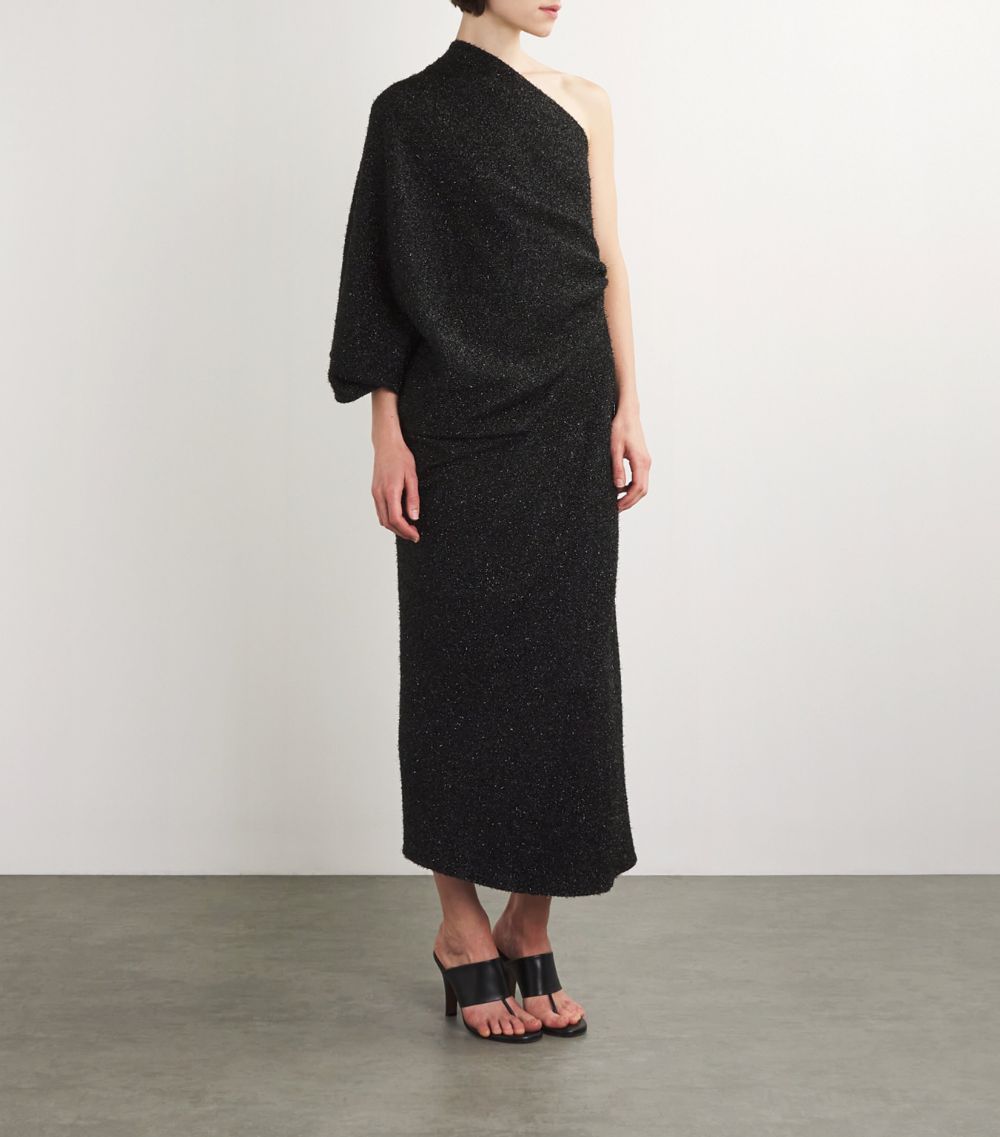 Dorota One-Shoulder Midi Dress