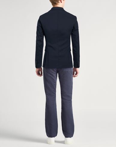 Man Blazer Midnight blue Size 36 Recycled polyester, Wool, EcoVero viscose, Elastane
