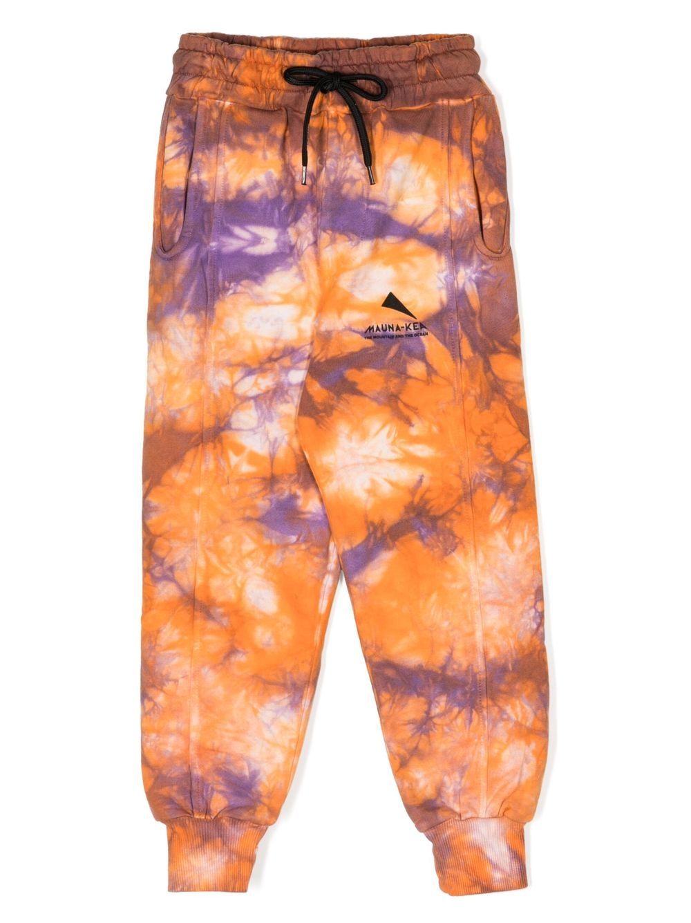 Tie-dye cotton track pants - Multicolour