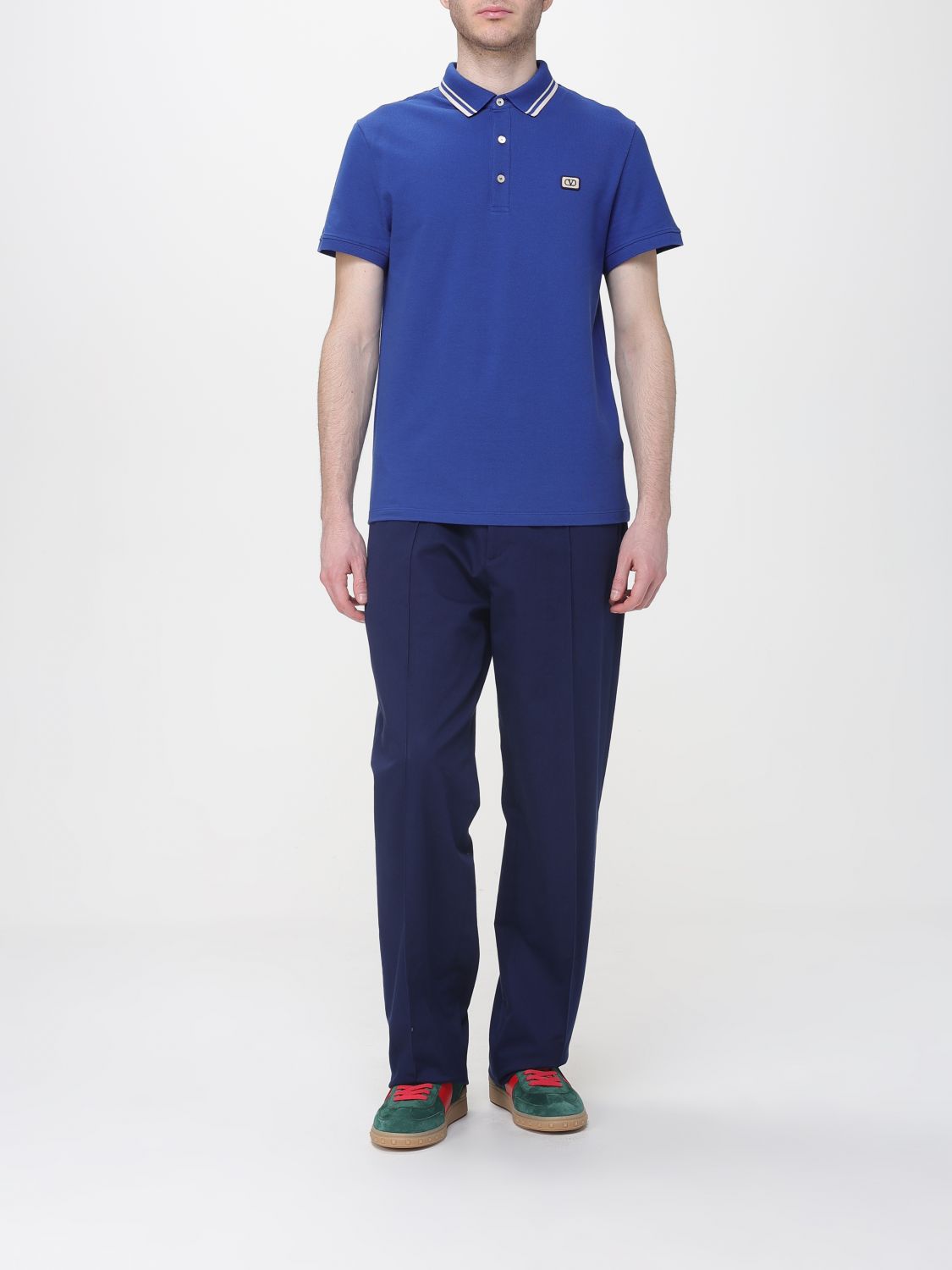 Polo Shirt Men color Blue