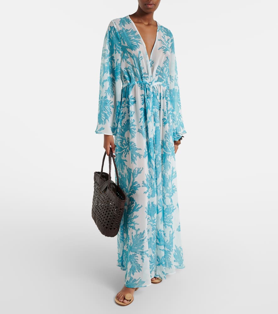 Chloe floral georgette kaftan