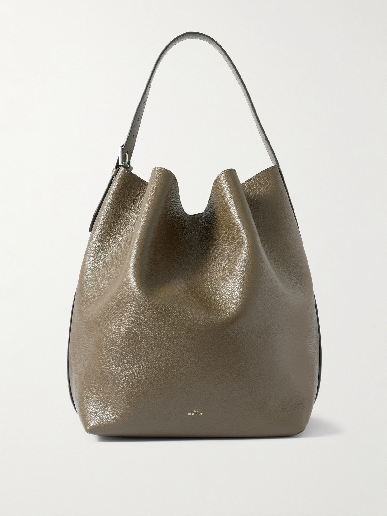 Textured-leather Tote