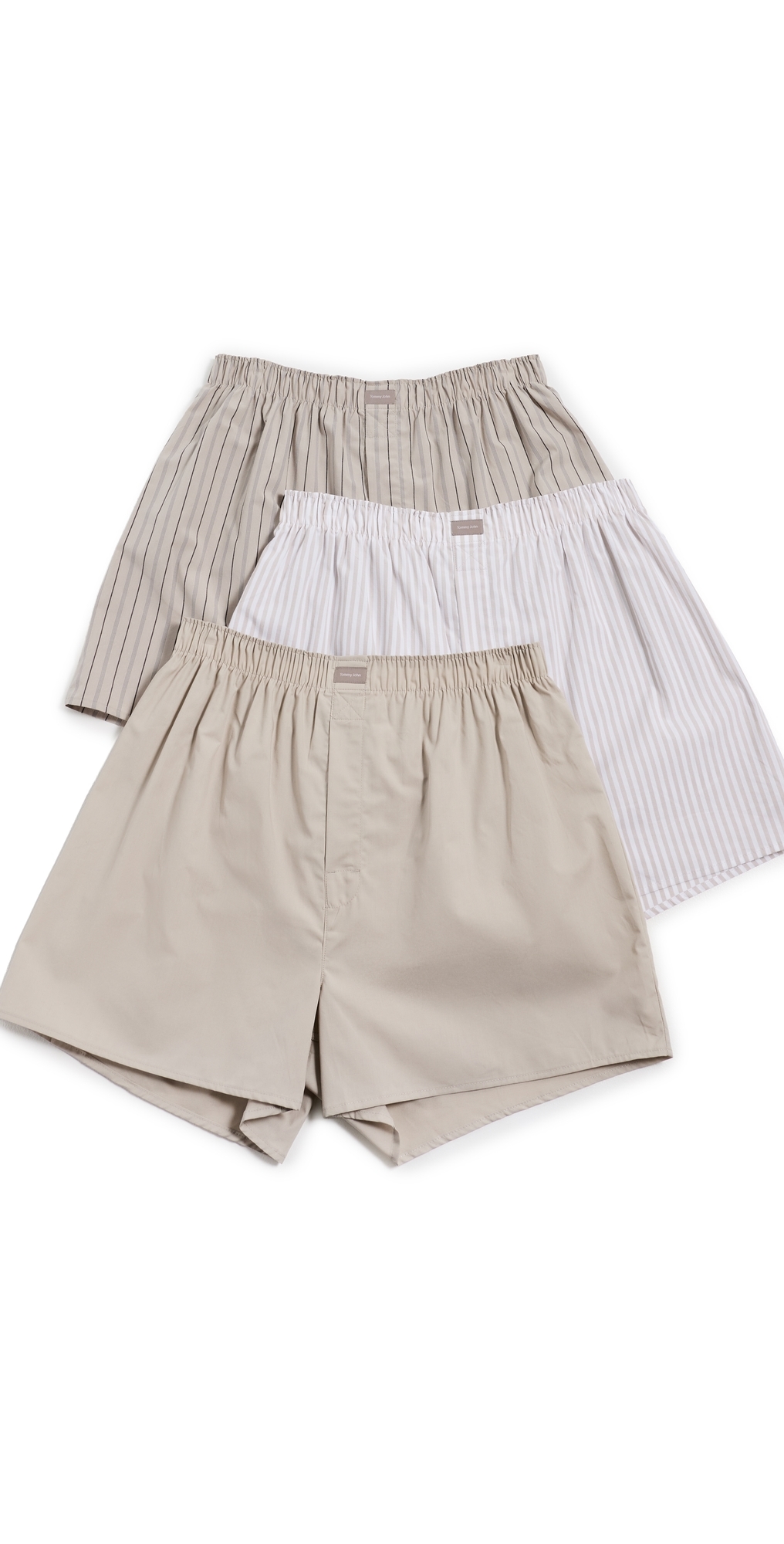 Woven Boxer 3 Pack Dove/Classicstripe/Vintagestripe