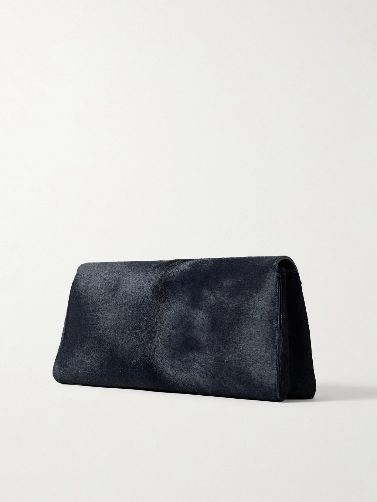 Audrey Calf Hair Clutch - Blue