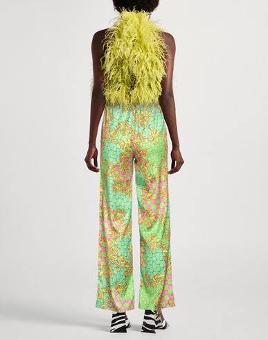 Z. o.e. Zone Of Embroidered Woman Pants Lime green Size M Polyester