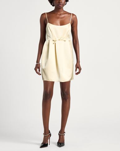 Woman Mini dress Ivory Size 8 Polyester