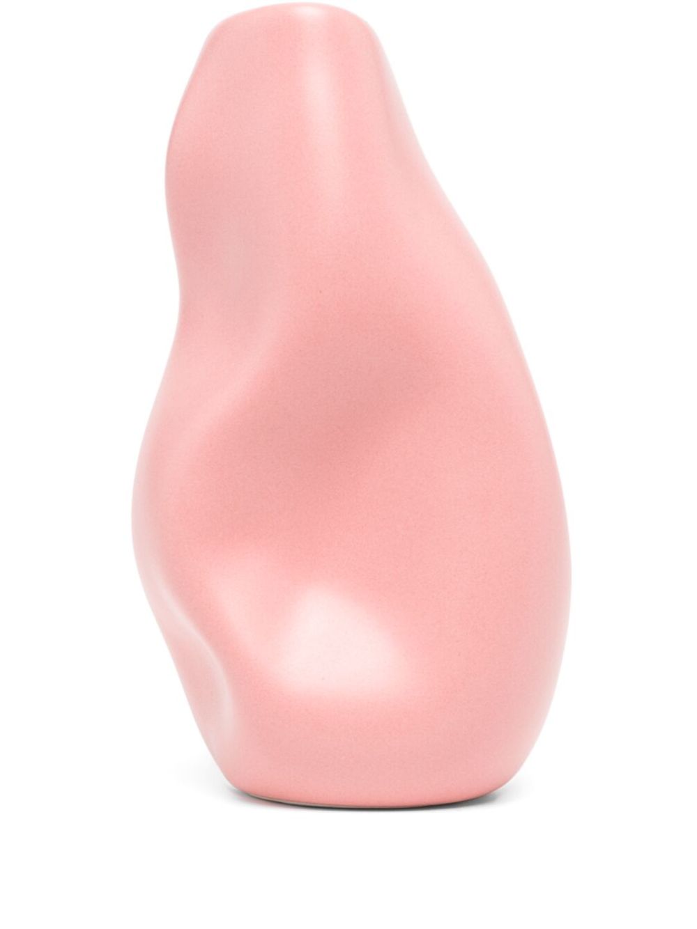 Seam abstract ceramic vase - Pink