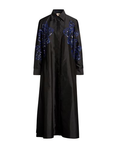 Woman Maxi dress Black Size L Polyester