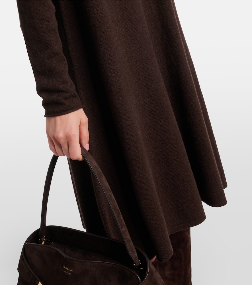 Wool and cashmere midi dress