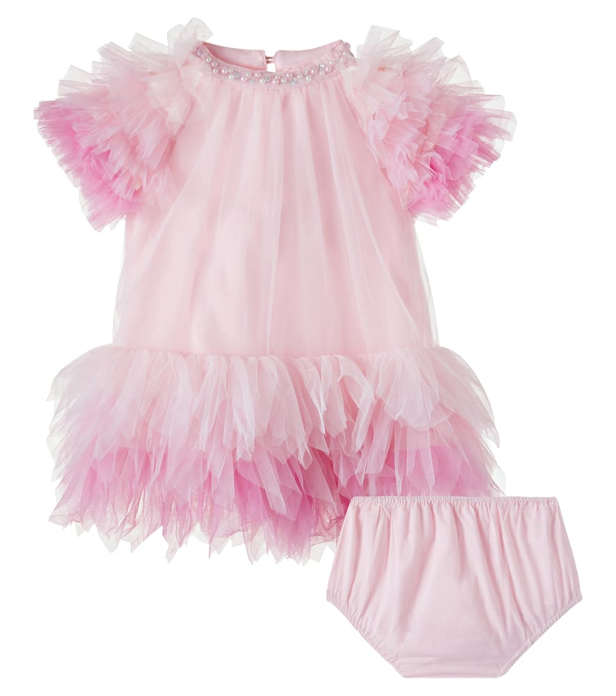 Baby Ocean Ember dress and bloomers set