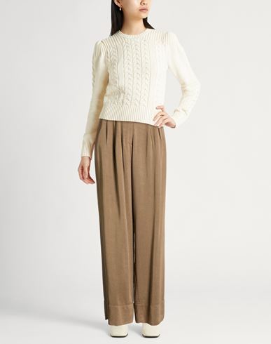 Woman Jeans Taupe Size 8 Lyocell