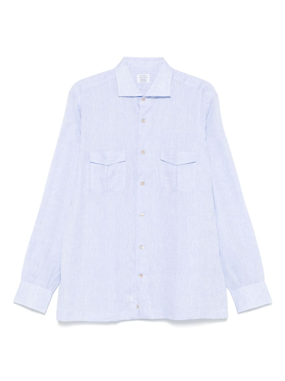 Mazzarelli linen shirt - Blue