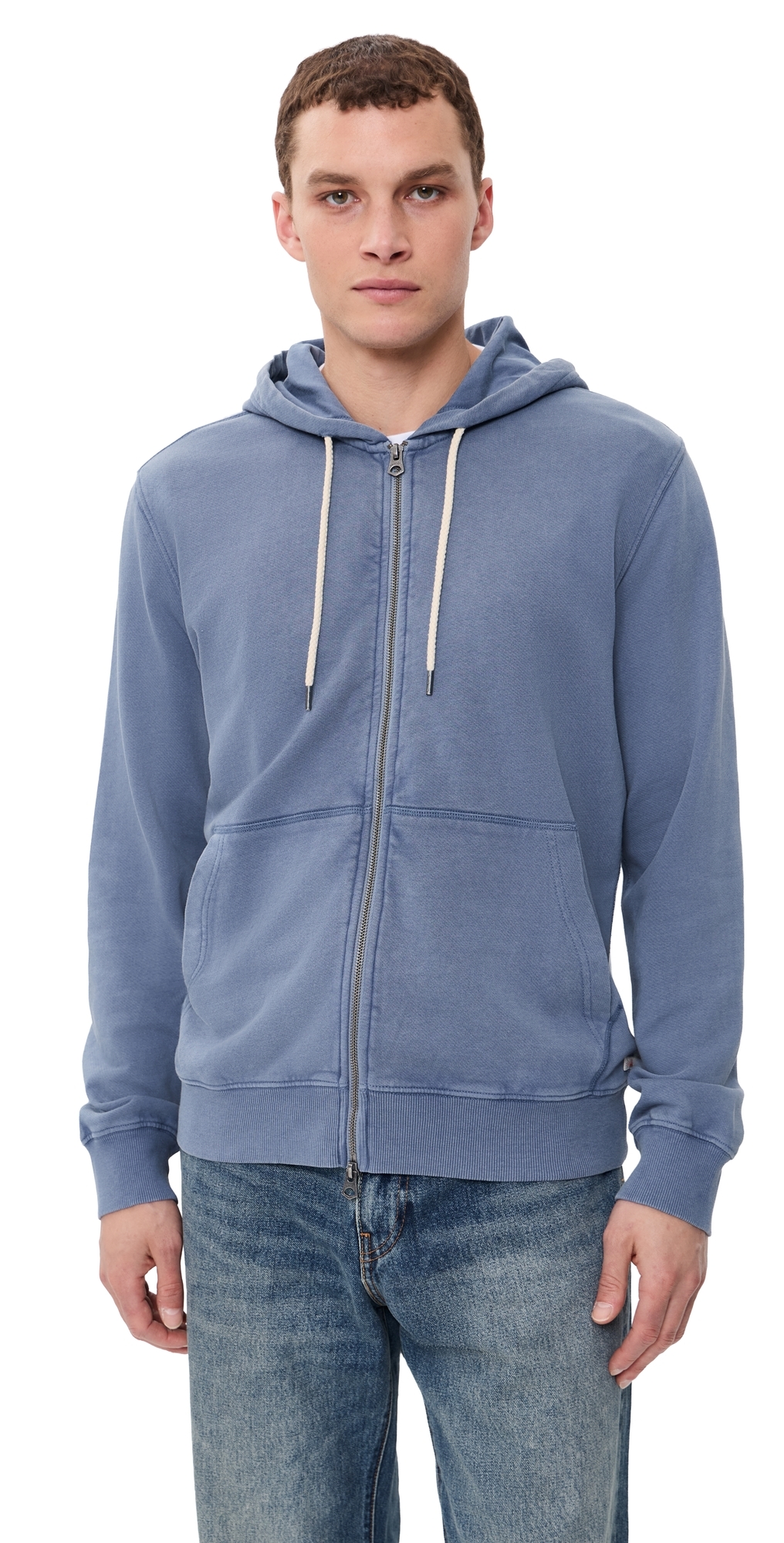 Oceanside Fleece Zip Hoodie Blue Creek